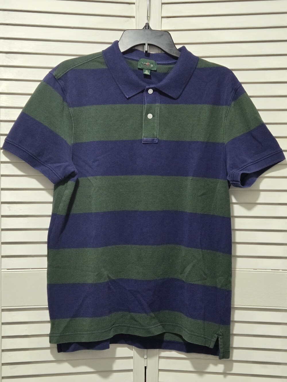 J. CREW Mens Slim Saltwash Pique Polo Shirt  Size Medium Nwot